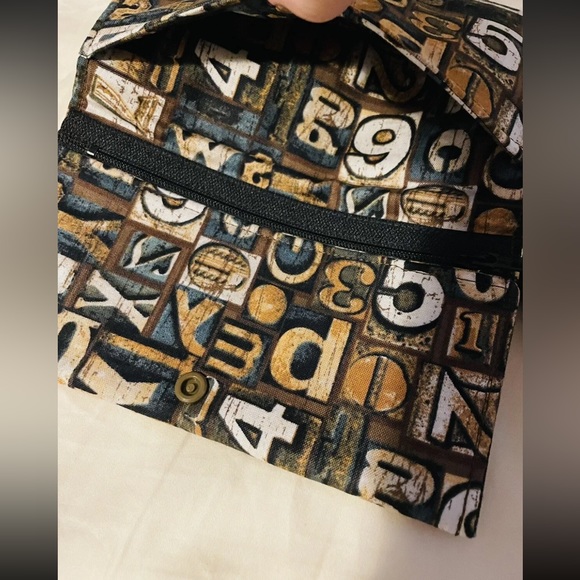 Bag & Clutch set handmade small new quirky cute monkey numbers - Picture 10 of 12